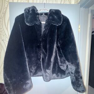Express Black Teddy Jacket
